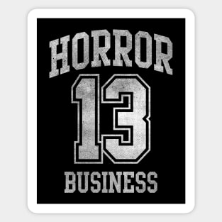 Horror Business thirteen teenager retro Gift 2020 Sticker